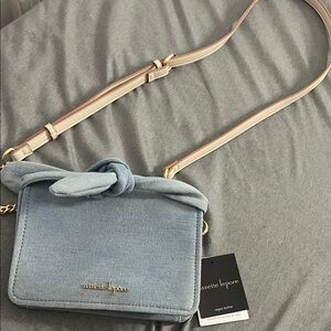 NWT‼️ Nanette Lepore Denim Blue Crossbody Bag